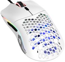 Glorious Model O žaidimų pelė Balta RGB 6 programos mygtukai USB laidinė lengva pelė (67 g)