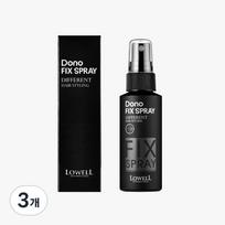Lowell Dono Fix Hair Spray, 3 packs, 60ml black