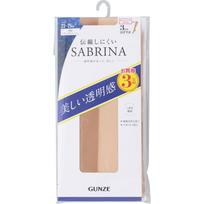 Gunze Sabrina 3 poros paprastų trumpų kojinių Natūraliai smėlio spalvos S-L Kojinių rinkiniai Kojinių rinkiniai white