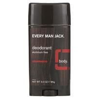 Every Man Jack, Every Man Jack, Dezodorantas, Kedrų mediena, 3,0 uncijos (88 g) black