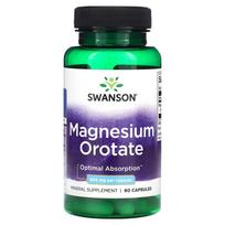 Swanson, Magnio Orotatas, 654 mg, 60 kapsulių