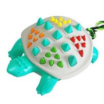 Dog Teeth Grinding Tartar Removal Turtleman Dental Toy, 2pcs, Blue Green Gray gray
