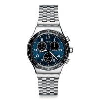 Swatch 00 Core YVS423GC Men's Watch, Gray sidabras