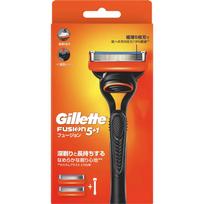 P&G Japan Gillette Fusion rankinis laikiklis su 2 keičiamais peiliukais Laikiklis vyrams Skustuvai vyrams Vyriškas laikiklis