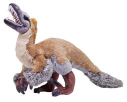 Wild Republic Artist Velociraptor pliušinis dinozauras P19 x G50 x A32cm beige