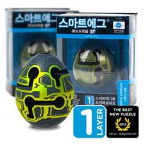 Smart Egg Cube Puzzle 1 stage Lv13 Space Capsule korea 3d Puzzle black