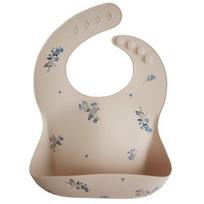 Moosh bib baby silicone baby food daycare VIPS, 08_Moosh bib lilac, 1 piece, 1 piece beige