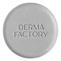 Derma Factory Vegan Certified Clay 2% Acne Cleansing Bar, 100g, 1 piece gray
