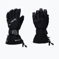 Vyriškos Level Half Pipe Gore Tex snieglenčių pirštinės juodos 1011