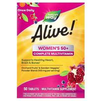 Nature's Way, Alive! Complete multivitamin for women over 50, 50 tablets