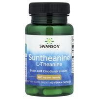 Suntheanine® L-Teaninas, 200 mg, 60 veganiškų kapsulių