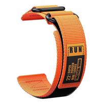 22 mm Velcro Nailono Laikrodžio Dirželis Suunto Vertical 2/RACE S/Run/Ocean Sport Pakeitimo Apyrankė Suunto 5 9 Peak Pro 22mm oranžinė