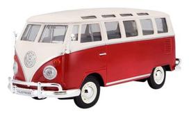 Kyosyo Maisto Volkswagen Samba Finished Product 1/25 White/Red gray