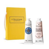 LOCCITANE Shea & Cherry Hand Cream Duo FREE yellow