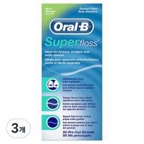 Oral-B Superfloss Dental Floss, 50 packs, 3 pieces