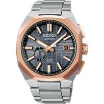 Vyriškas Seiko SBXD014 (ASTRON NEXTER GPS saulės metalo juosta vyrams) Apvalus laikrodis, sidabrinis, daugiarankis analoginis