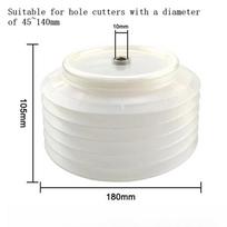 1Pc Electric Hammer Drill Dust Collector Cover - Hole Opener Dustproof Cover For Hole Saw Drill Bit, Hand Tool