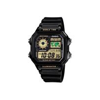 CASIO G Shock AE 1200WH 1B AE-1200WH-1B Black Single Watch black