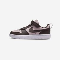 [Nike] Court Borough Low ReCraft Boys' Pre-School Velcro [DV5457-601] 180 gray