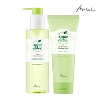 ARIUL Apple Cider Deep Cleansing 2-Piece Set (Oil 200ml + Cleansing Foam 150ml) beige
