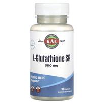 KAL, l-Glutathione SR, 500mg, 30 veggie capsules
