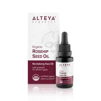 AlTEYA ORGANICS šalto spaudimo erškėtuogių sėklų veido aliejus 20ml USDA ekologiškumo sertifikatas/odos tekstūros gerinimas/riebalų ir drėgmės balanso kontrolė white