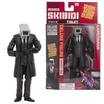 Skibidi tualetas Deluxe figūrėlė Fotografų kolekcijos figūrėlė Oficialiai licencijuotos tualetinės prekės Juoda black