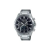 Casio Edifice Waterproof 100 Quartz Movement Stainless Steel Watch Men watches Black EFR-571D-1AVU Black Silver Watch Dial black