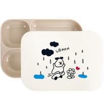 UBMom Infant Daily Plate + Lid Set, Choco, Popular Korean parenting items beige