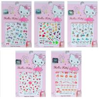 Hello Kitty nagų lipdukas, mišrus prizas, 5 white