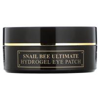 Benton, Snail Bee Ultimate, Hidrogeliniai paakių pleistrai, 60 vnt. black
