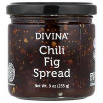 Divina Chili Fig Spread, 9 oz (255 g) black