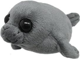 Pururun Marine Baikal Seal Plush Toy (13cm in length) gray