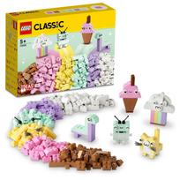 LEGO Classic Idea Dalys (Pastelinės spalvos) 11028 Žaislų blokas Dovana edukacinis kūrybingas berniukų mergaičių amžius 5+ yellow