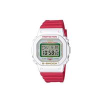 CASIO G SHOCK Quartz Movement Resin Strap Watch Men's Watches White Dial DW-5600TMN-7 Red White gray