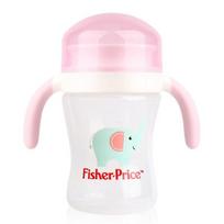 Fisher Price 360-degree spill-proof cup, pink, 1 piece, Popular Korean parenting items white
