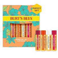 Burt's Bees Stocking Stuffer Just Picked lūpų balzamo rinkinys Granatų arbūzo saldžiųjų mandarinų kokosų ir kriaušių natūralus lūpų gydymas blue