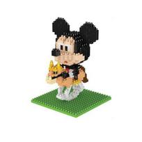 Nanoblock berniukas ant žirgo Amerikinis žiurkėnas 340 detalių (PCS) black