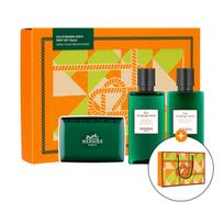 Hermes Odorange Verte 80ml kūno 3 dalių dovanų rinkinys Odorange body 3 types planned blue