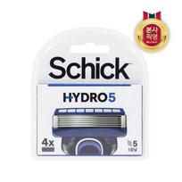 Schick Hydro 5 pagrindiniai skustuvų peiliukai, 4 pakuotės white