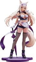 Nekopara Kokoso Rūšies Karalienė mastelinė plastikinė dažyta baigta figūrėlė ver. 1/7 gray