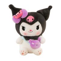 My Melody Cinnamoroll Kuromi Didelė prikimšta lėlė Sanrio 40 cm 80 cm, populiarūs žaislai korėjiečių vaikams black