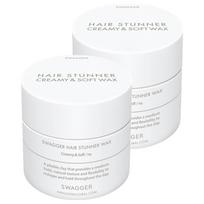 Swagger Hair Stunner Wax Creamy & Soft, 50g, 2 pieces white