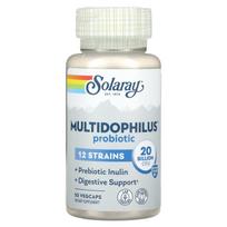 Solaray, Multidophilus 12, 20 billion CFU, 50 coated veggie caps