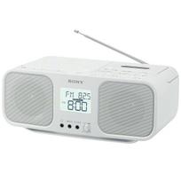 Sony Infraraudonasis CD Radijo Kasetinis Diktofonas FM Didelės Baterijos Baltas W CFD-S401 FM/AM/Wide Suderinamas, LCD/Karaoke Funkcija, Naudotas, CFD-S401 balta