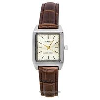 Casio Standard Analog Leather Strap Ivory Dial Quartz LTP-V007L-9E Women's Watch dramblio kaulas