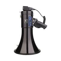Nešiojamas 50W megafonas su LED ir USB