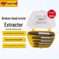 Eagle Brand Broken Screw & Pipe Extractor Tool Set yellow