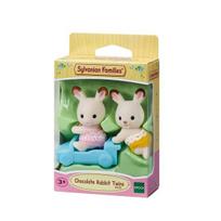 Sylvanian Family Chocolate Rabbit Dvynių figūrėlės 5420, 1 rinkinys, populiarūs Korėjos žaislai beige