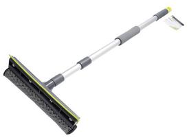 Langų valytuvas 25 cm su valytuvu, aliuminio teleskopinė rankena 75-120 cm 1